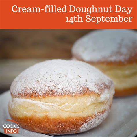 cream filled doughnut day cooksinfo