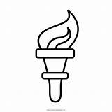 Antorcha Torch Torcia Libertad Pinclipart Pikpng Stampare Liberty Ultracoloringpages sketch template