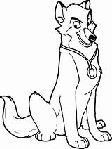 Balto Coloring Wolf Kaltag Pages Wecoloringpage Choose Board sketch template