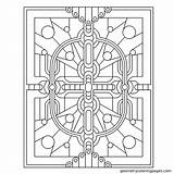 Mandala Circuits Dover sketch template