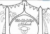 Eid Adha Mubarak Educates sketch template