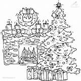 Christmas Coloring Pages Tree Detailed Adults Printable Really Funny Color Decoration Sheets Fireplace Gifts Trees 1001 Coloringpages Adult Getcolorings Kids sketch template