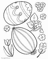 Easter Coloring Pages Flower Flowers sketch template