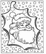 Coloring Santa Christmas Pages Claus Occasions Holidays Special Printable Face Kb Scribblefun sketch template