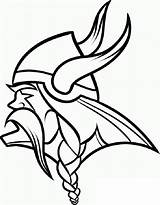 Broncos Vikings Minnesota Draw Genk Coloringhome Educative sketch template