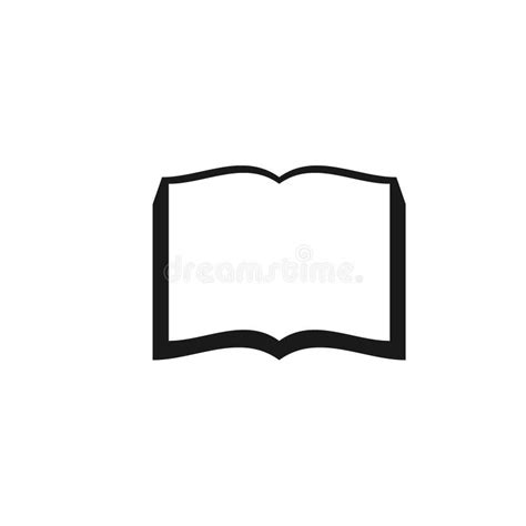book illustration icon book logo vector stock vector illustration  black sign