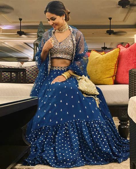 pin by kamil khan on hina khan in 2020 party wear