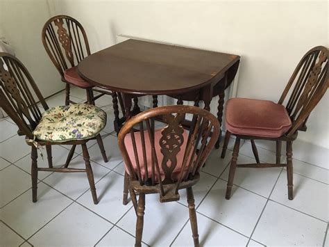 vintage  hand kitchen table   chairs  newcastle tyne