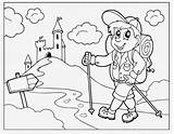 Coloring Hiking Pages Kids Hike Trail Excited Drawing Game Children Hiker Getting Trails Oregon Prodigy Color Girl Map Printable Hikeswithtykes sketch template