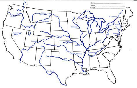 map  rivers