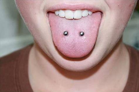 horizontal tongue piercings images and guide