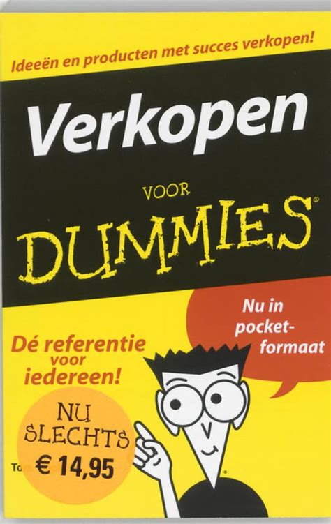 bolcom voor dummies verkopen voor dummies tom hopkins