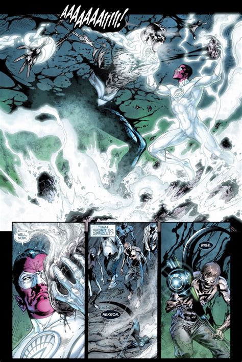 White Lantern Sinestro Vs Nekron Comicnewbies