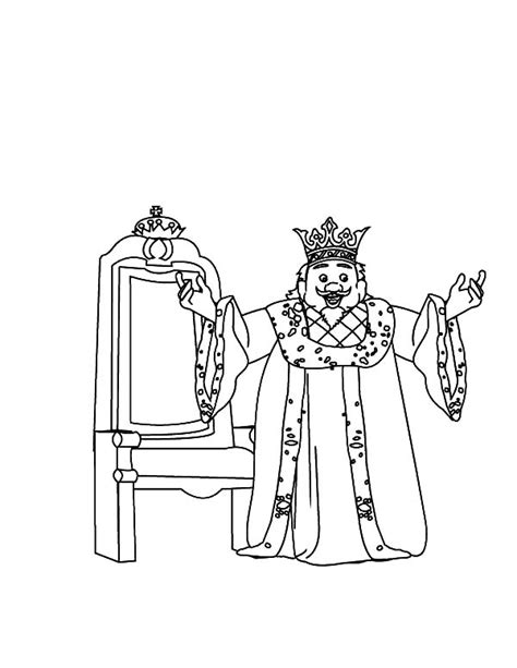 happy king coloring pages kids play color