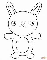Supercoloring Rabbits sketch template