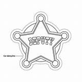 Sheriff Coloring Callie Pages Badge Color Printable Getcolorings Getdrawings sketch template