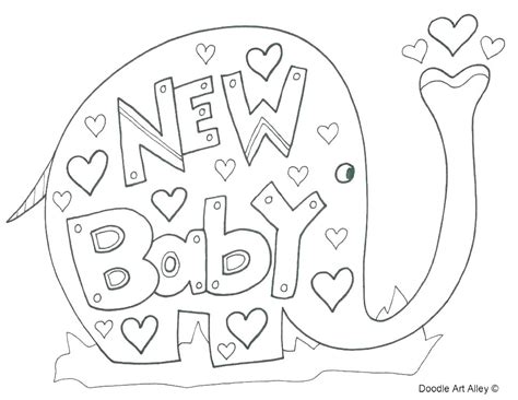 baby shower coloring pages  kids  getcoloringscom