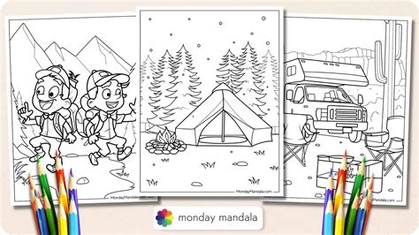 outdoor fun coloring pages