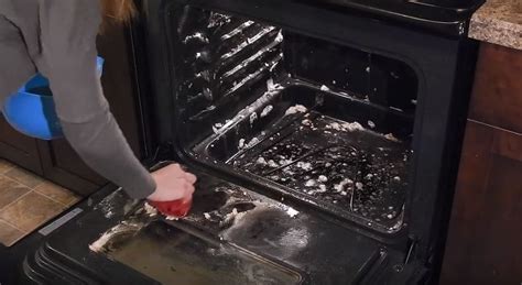 clean  oven  baking soda vinegar oven cleaning