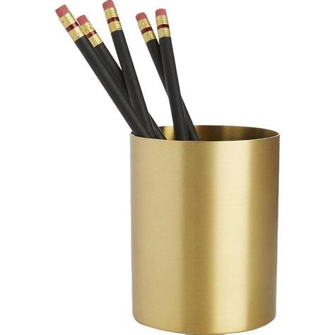 copper cylinder pencil holder