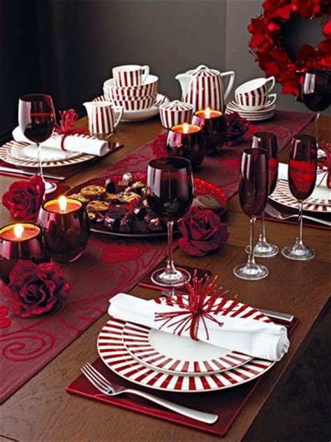 christmas table decorations red life and style the guardian