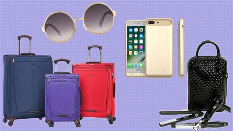 travel steals  deals luggage sunglasses charging cases