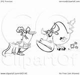 Matador Bull Charging Toonaday Royalty Outline Illustration Cartoon Rf Clip 2021 sketch template