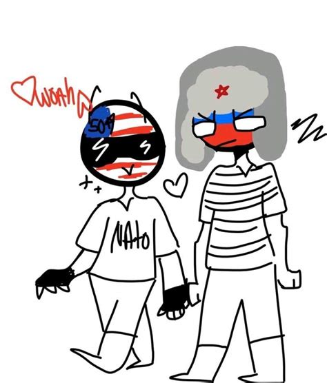 America X Russia Doodle •countryhumans Amino• [eng] Amino