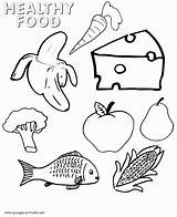 Coloring Healthy Food Pages Printable Foods Picnic Sheets Unhealthy Protein Health Children Preschool Print Colouring Sheet Group Nutrition Grains Kids sketch template