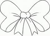 Coloring Bow Pages Kids Popular sketch template