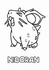 Pokemon Coloring Nidoran Pages Sheet Ausmalbilder Pikachu Color Printable Colouring Wallpaper Print Sheets sketch template