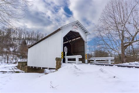 white covered bridge white covered bridge   historic wo flickr