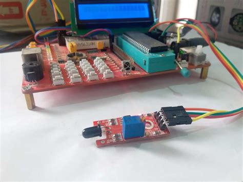 flame sensor interfacing  pic microcontroller picfa