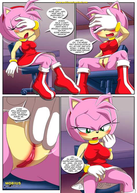 rule 34 amy rose bbmbbf blush bottomless clitoris comic comic page