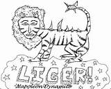 Dynamite Napoleon Liger Drawing Coloring Pages Tiger Paintingvalley Drawings Zine Beat Issue Make Humorous While Template November sketch template