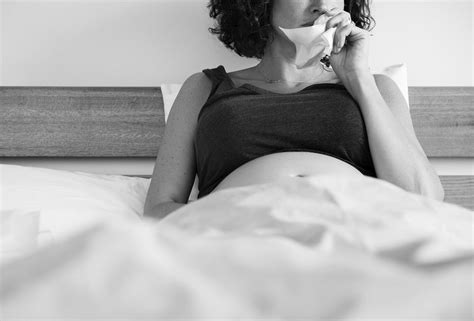 Sick Pregnant Woman On Bed Free Photo Rawpixel