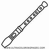Flute Flet Instrument Muzyczny Kolorowanka Druku Music Wydrukuj Malowankę Ultracoloringpages sketch template