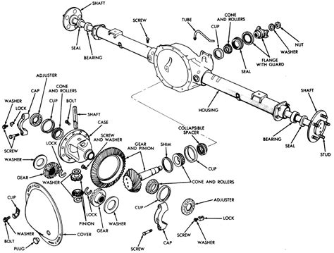 diagram   rear axle assembly showing internal parts  xxx hot girl
