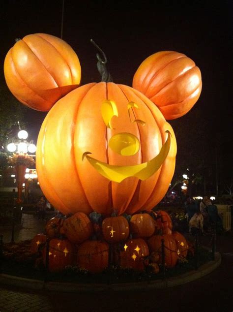 disneyland mickey mouse and pumpkins on pinterest