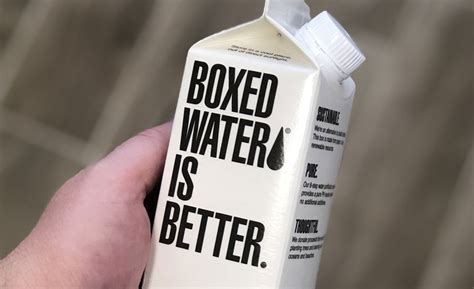 boxed water   highlights benefits  carton packaging    beverage industry