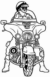 Polis Polizeimotorrad Polizei Ausmalen Malvorlage Malvorlagen Playmobil Boyama Resmi çizimi Polizeiautos Secdem Kostenlose Polisi Trafik Fikirleri sketch template