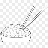 Chopsticks Toppings Pinpng sketch template