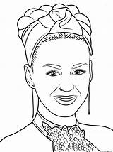 Perry Katy Celebrite Winfrey Oprah Supercoloring Colouring sketch template
