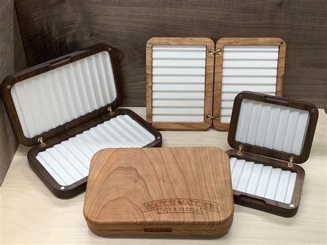 custom wooden fly boxes hatch matchr fly tackle