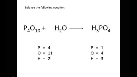 balancing chemical equations updated chemistry tutorial youtube