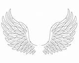 Wings Angel Emo Colouring Dlf sketch template