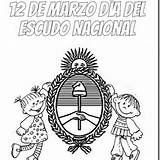 Escudo Argentino Nieves sketch template