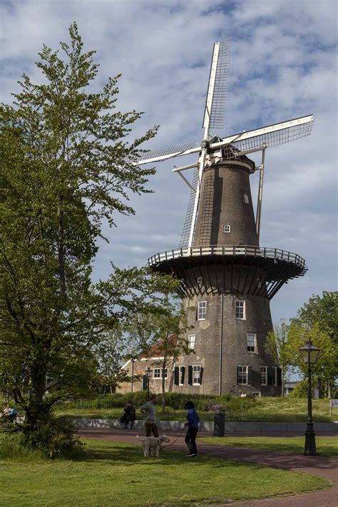 leiden molen de valk windmolens molen holland