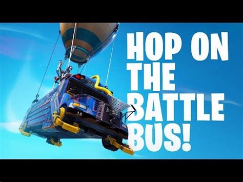 hikeplays fortnite battle royale hop   party bus  youtube