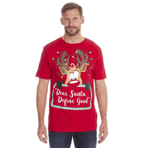 mens christmas novelty print t shirt explicit top funny rude joke xmas